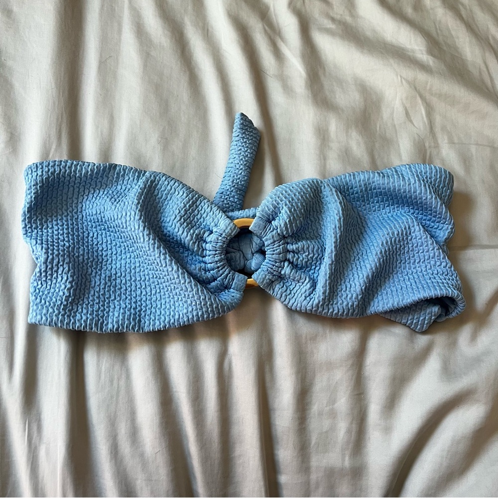 Monday Swimwear Costa Rica Top - Periwinkle crinkle